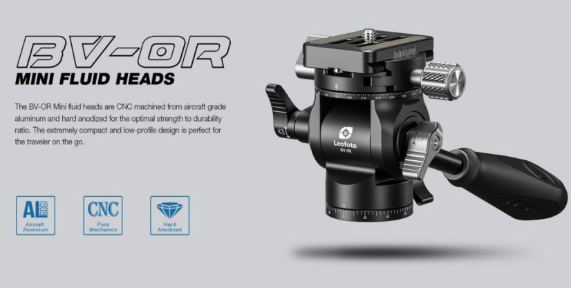 Leofoto - karbonový stativ Mr.Y L224 + hlava BV-0R + LB-38 (3kg/142cm)