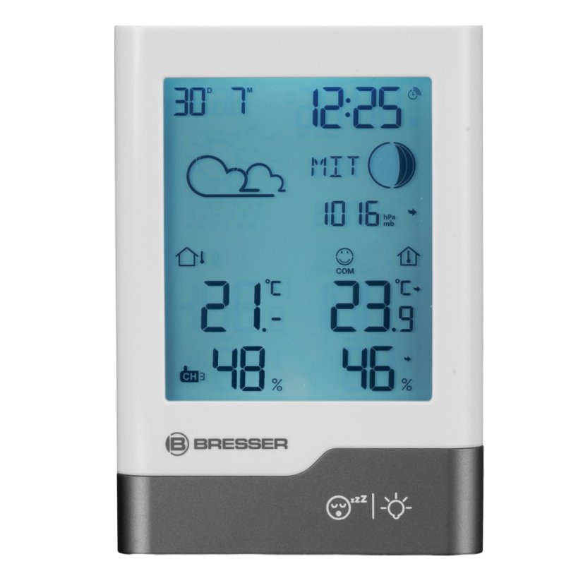 BRESSER Home Weather Station (bílá/šedá)
