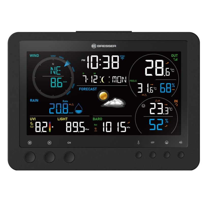 BRESSER 8-in-1 Wi-Fi Professional meteostanice Bise
