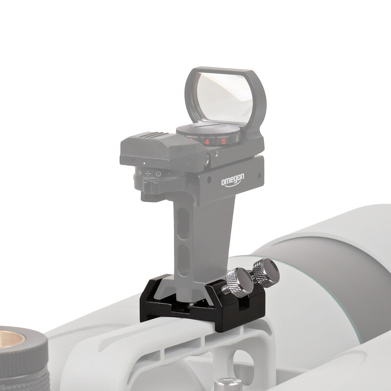 Omegon - patka pro hledáček s drážkou Vixen, SW, Celestron