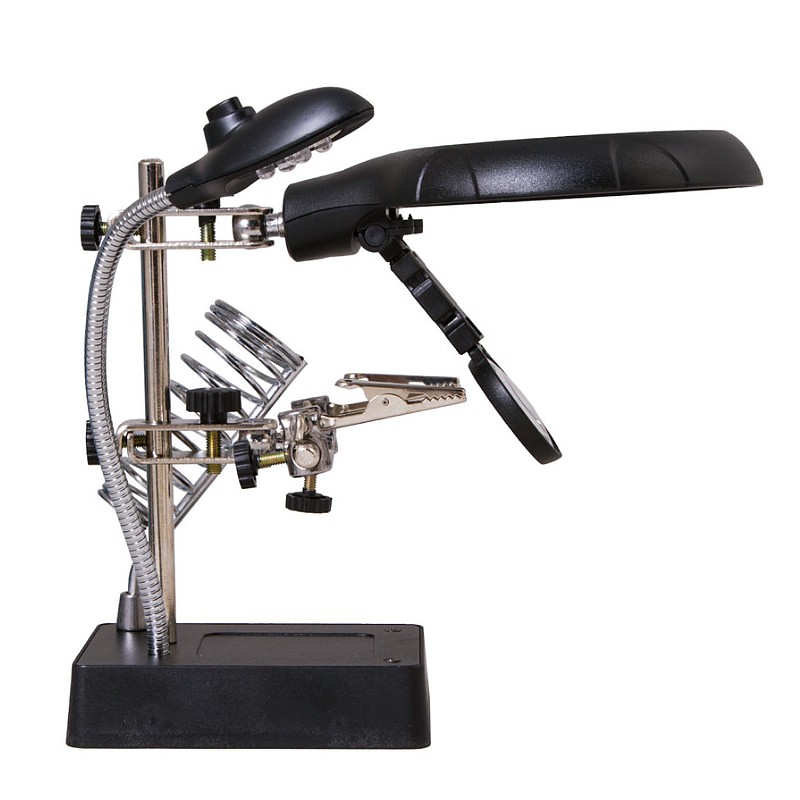 Lupa Levenhuk Zeno Desk D11 LED 2.5x/7.5x/10x 90mm