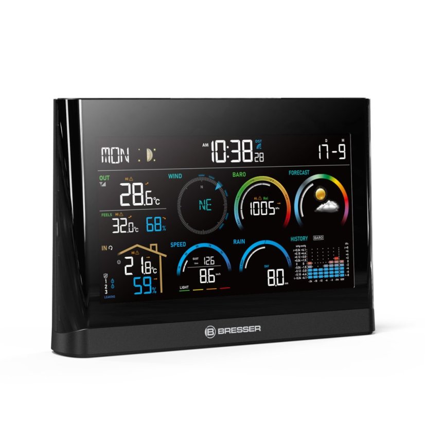 BRESSER Premium Comfort 5-in-1 Professional Home meteostanice