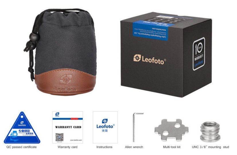 Leofoto - kulová hlava LH-30R + NP-50 (15kg) dual panorama