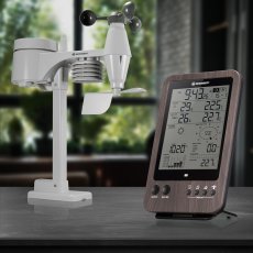 Meteostanice BRESSER Weather Center 5-in-1 (imitace dřevo)