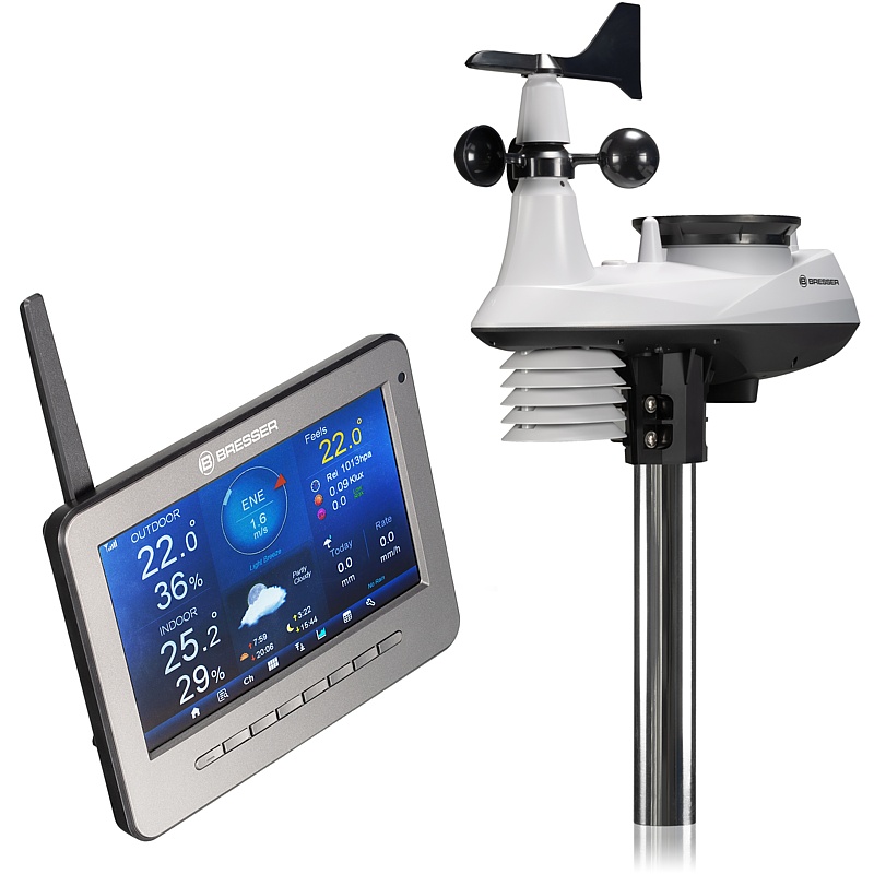 BRESSER Professional WIFI HD TFT Weather Center 7in1