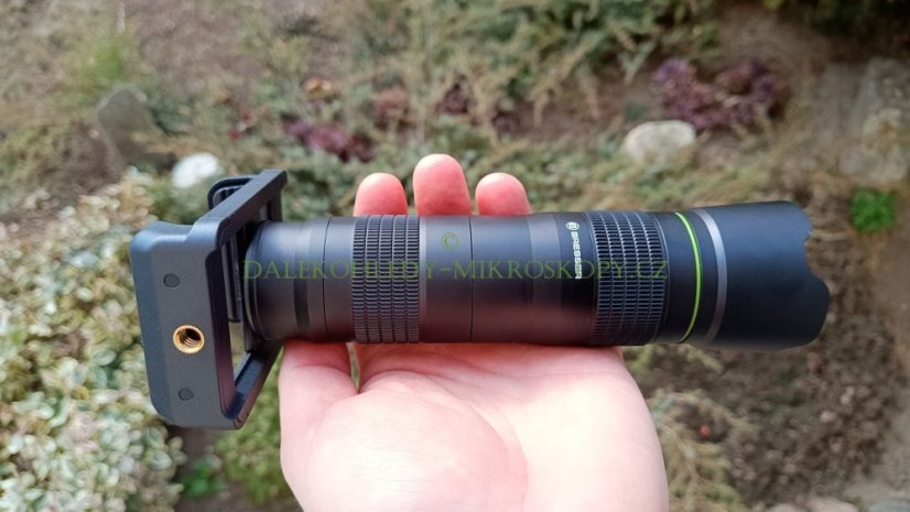Bresser spektiv a teleobjektiv pro smartphone - Spotty + stativ