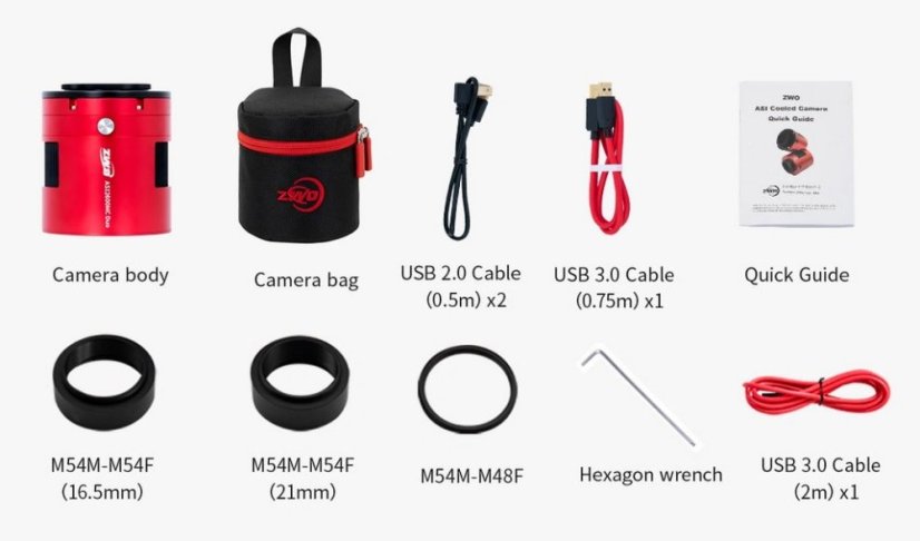 Kamera ZWO ASI 2600MM DUO (mono)