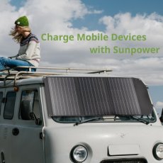 BRESSER Mobile Solar Charger 90 Watt - USB a DC output