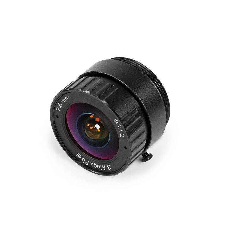 Omegon CS-Mount objektiv 2,5mm, f/1,2
