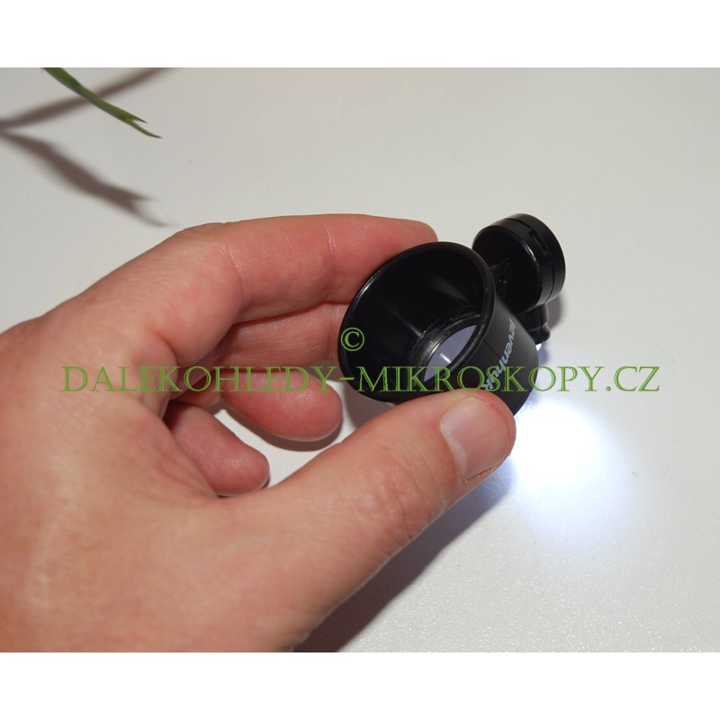 Levenhuk ZenoGem M3 6x25mm - hodinářská lupa s LED