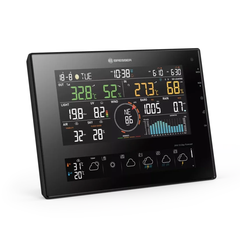 BRESSER 11Day 4Cast CV Wi-Fi meteorologická stanice 7 v 1