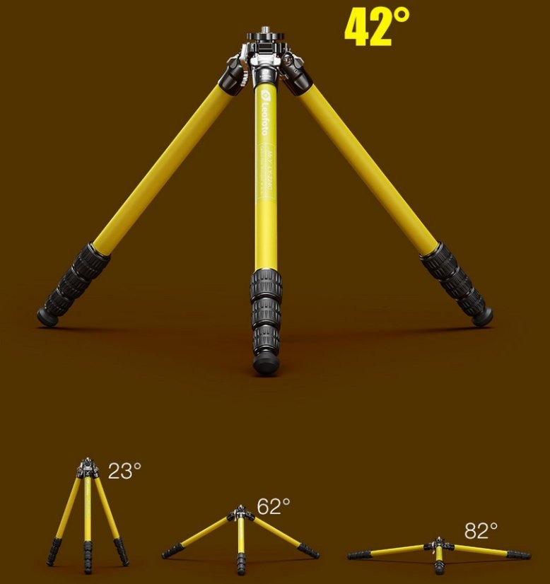 Leofoto - karbonový stativ Mr.Y L224 + hlava BV-0R + LB-38 (3kg/142cm)