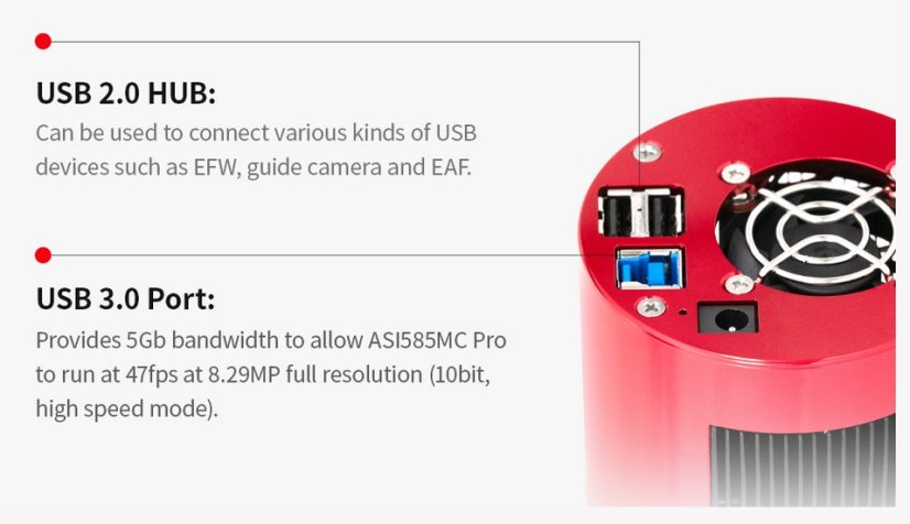 Kamera ZWO ASI 585 PRO MC (color)