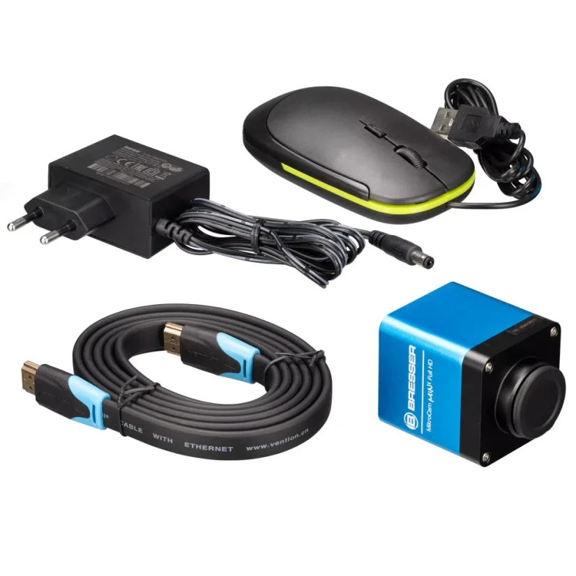BRESSER DST-0745 + MikroCam MINI FullHD HDMI + LCD monitor