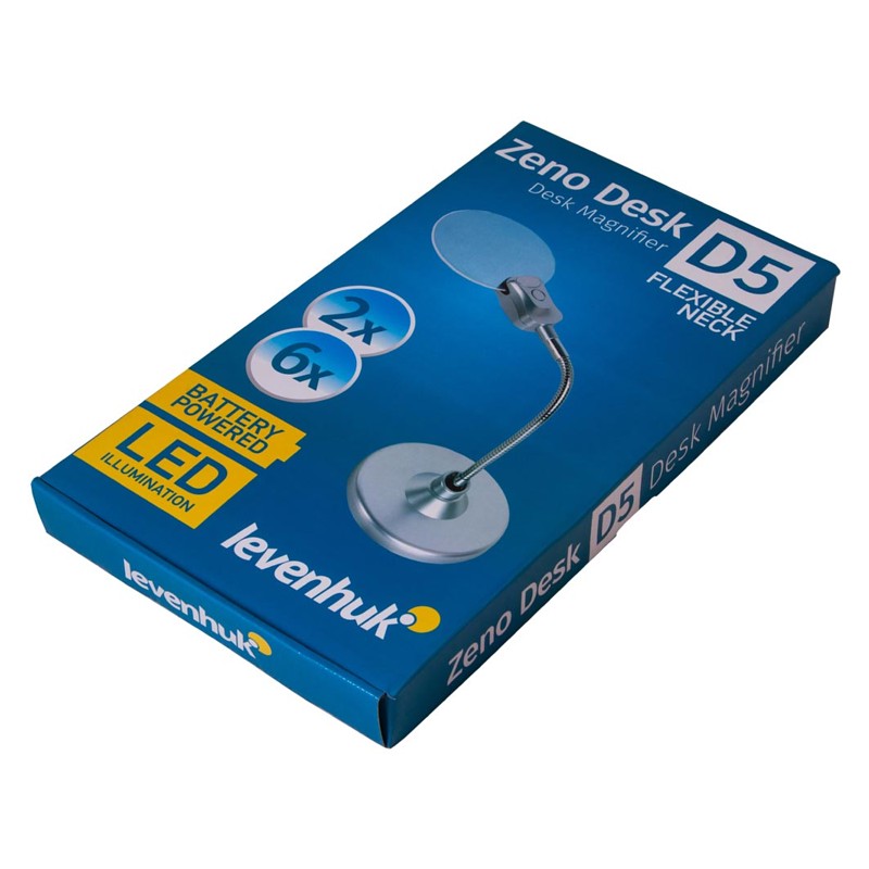 Lupa Levenhuk Zeno Desk D 5 (2x/107mm, 6x/24mm)