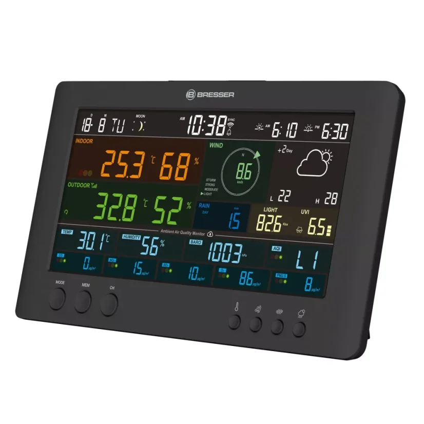 BRESSER 7-in-1 meteostanice Weather Station Air-Mon