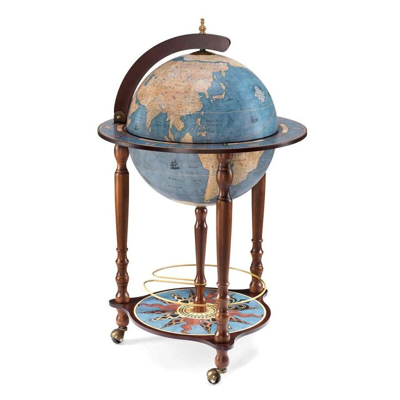 Barový globus Zoffoli Da Vinchi Blu Dust 40cm