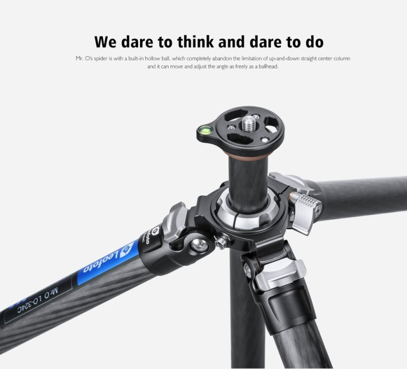 Leofoto - karbonový stativ Mr.O LO-324C (15kg/163cm)