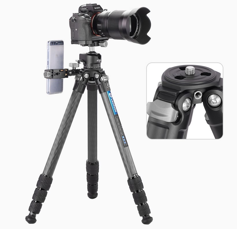 Leofoto - karbonový stativ Ranger LS-254 + kulová hlava LH-30 (8kg/128cm)