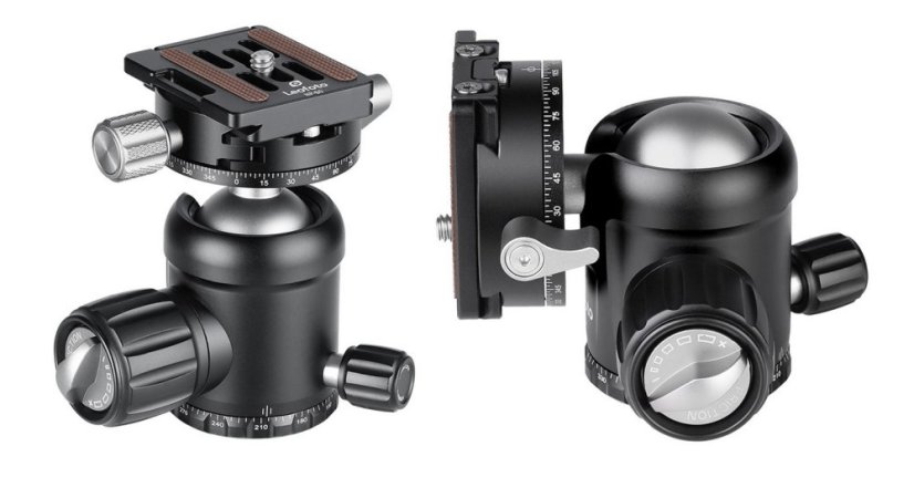 Leofoto - kulová hlava NB-34 + NP-50 (20kg) dual panorama