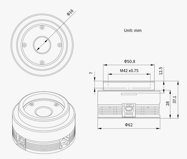 Kamera ZWO ASI 676 MC (color)