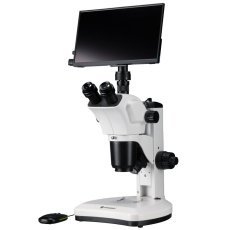 Bresser Science ETD-301 7-63x Trino Zoom + kamera MikroCam MINI Full HD HDMI + LCD monitor