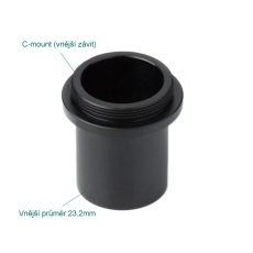 Adapter - 23,2mm / C-mount (vnější)
