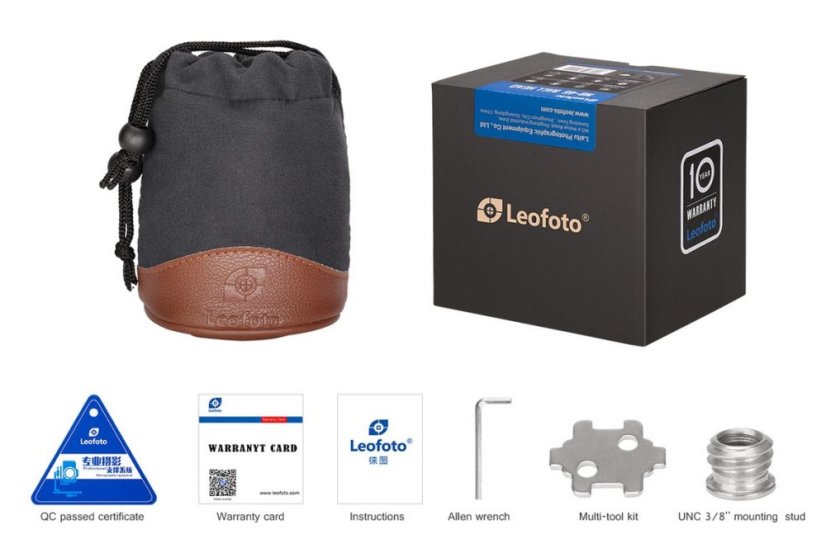 Leofoto - kulová hlava NB-46 + NP-60 (30kg) dual panorama