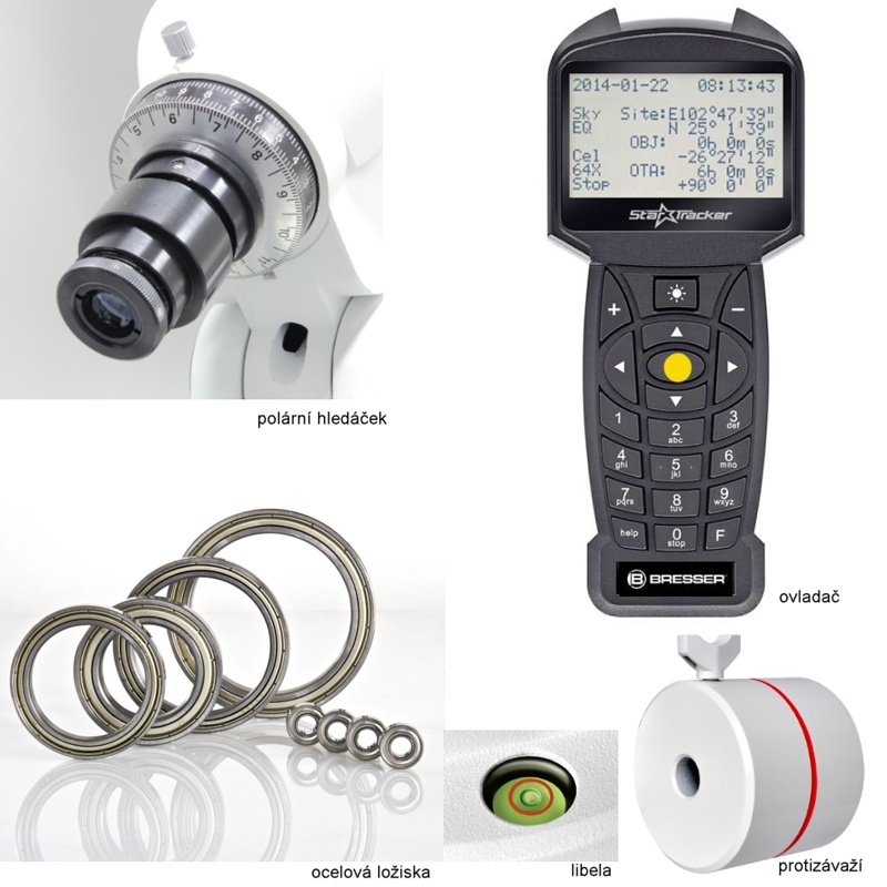 Bresser Messier 102/1000mm EXOS-2 GOTO + sluneční filtr