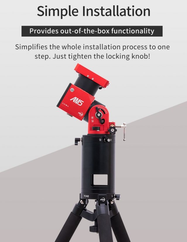 ZWO nástavec PE200 ke stativu TC40 pro montáž AM5