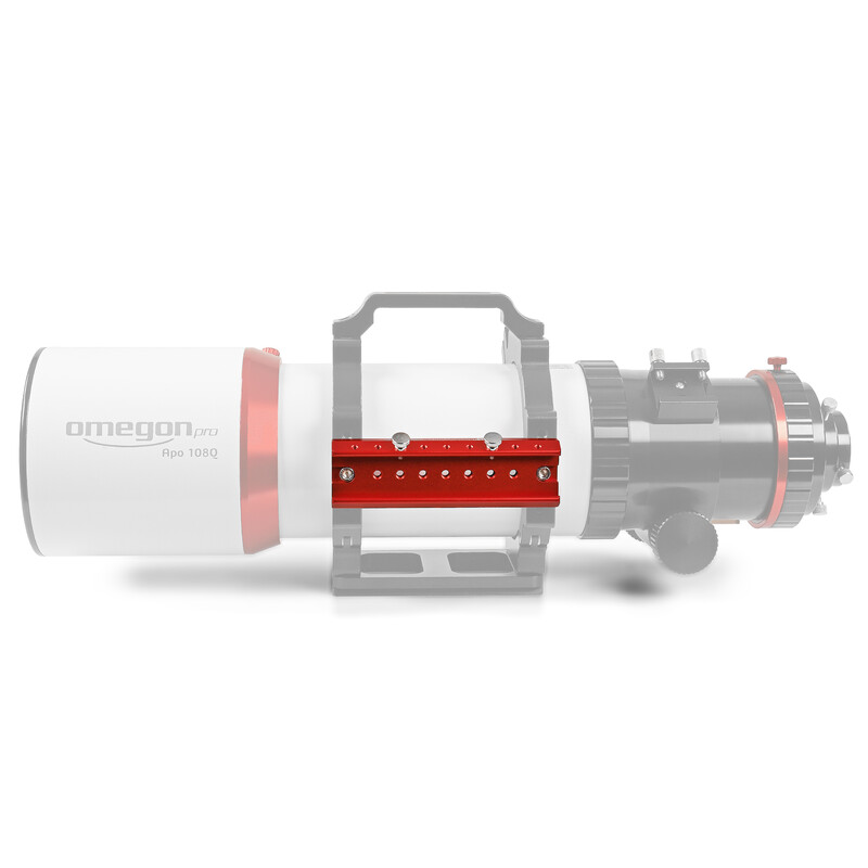 Omegon - lišta s drážkou pro hledáček Vixen/SW (Quintuplet 108/600)