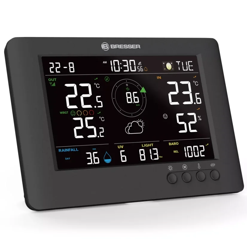BRESSER 8-in-1 ClearViewTB meteostanice
