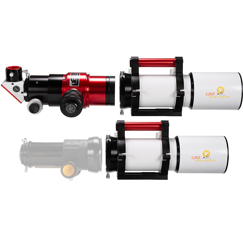 LUNT LS80MT/B1200 / R&P - modulární teleskop na Slunce i hvězdy