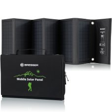 BRESSER Mobile Solar Charger 40 Watt - USB a DC output