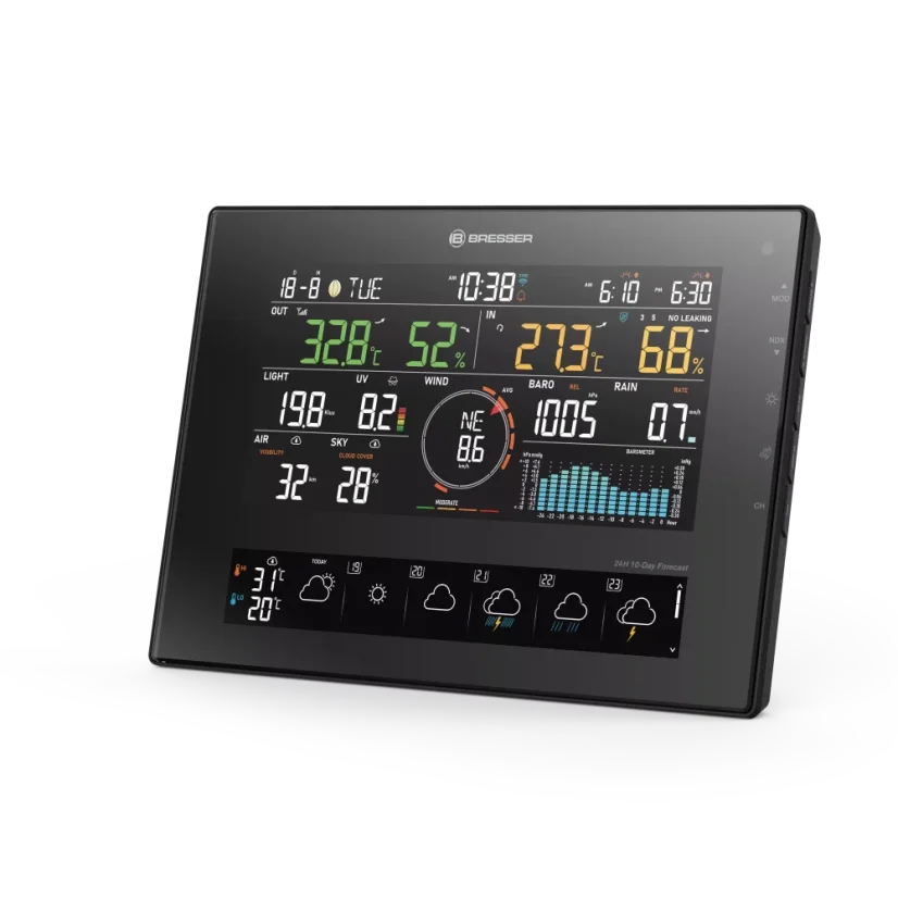 BRESSER 11Day 4Cast CV Wi-Fi meteorologická stanice 7 v 1