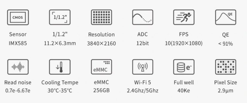 Kamera ZWO ASI 585MC Air (color) WiFi