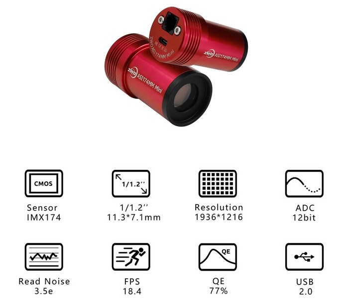 ZWO ASI 174 Mini (mono)