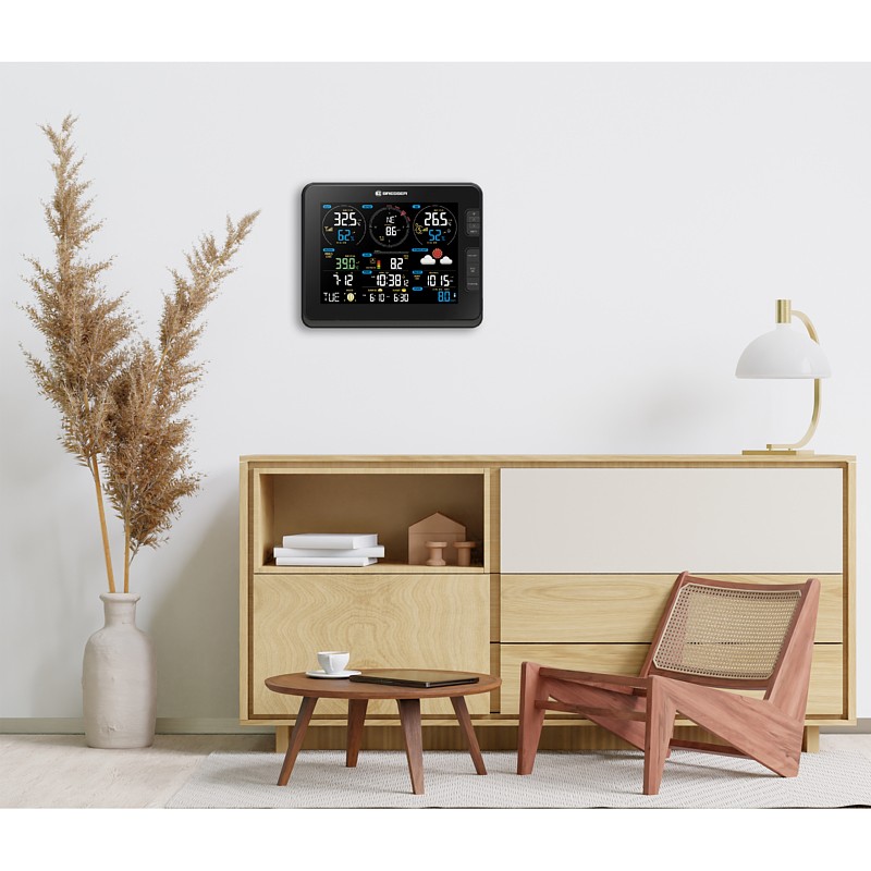 BRESSER Professional WIFI Weather Centre 7in1 | black