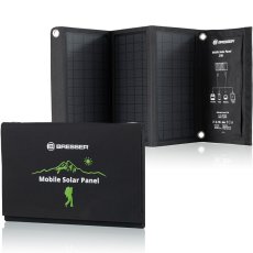 BRESSER Mobile Solar Charger 21 Watt - USB a DC output
