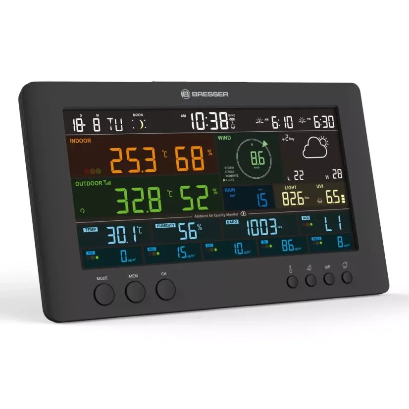 BRESSER 7-in-1 meteostanice Weather Station Air-Mon