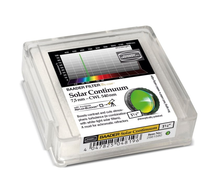 Baader 7,5nm Solar Continuum 1¼" filtr (540nm)