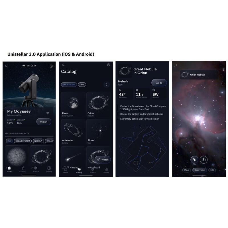 Unistellar teleskop Odyssey N 85/320