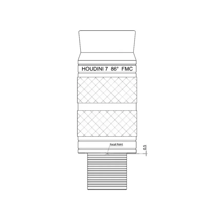 Okulár Houdini 7mm 86° 1.25"  (s korekcí komy)
