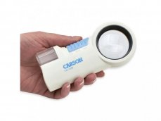Asférická profi ruční lupa 11x s LED osvětlením Carson CP-40