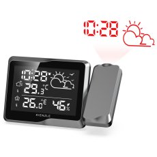 KIENZLE domácí meteo stanice s projekcí (monochromatický LCD)