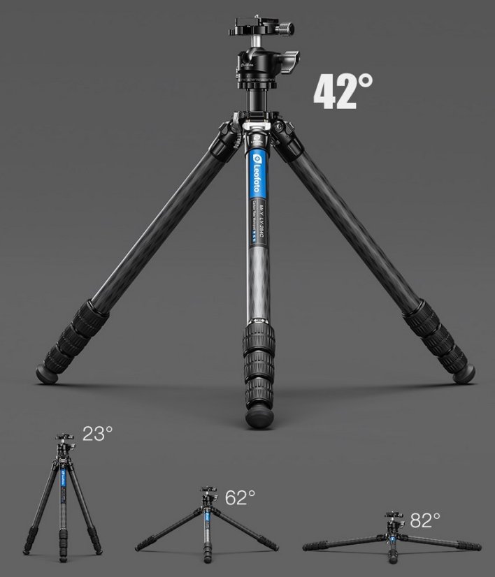 Leofoto - karbonový stativ Mr.Y L284 + hlava LH-30 (10kg/163cm)