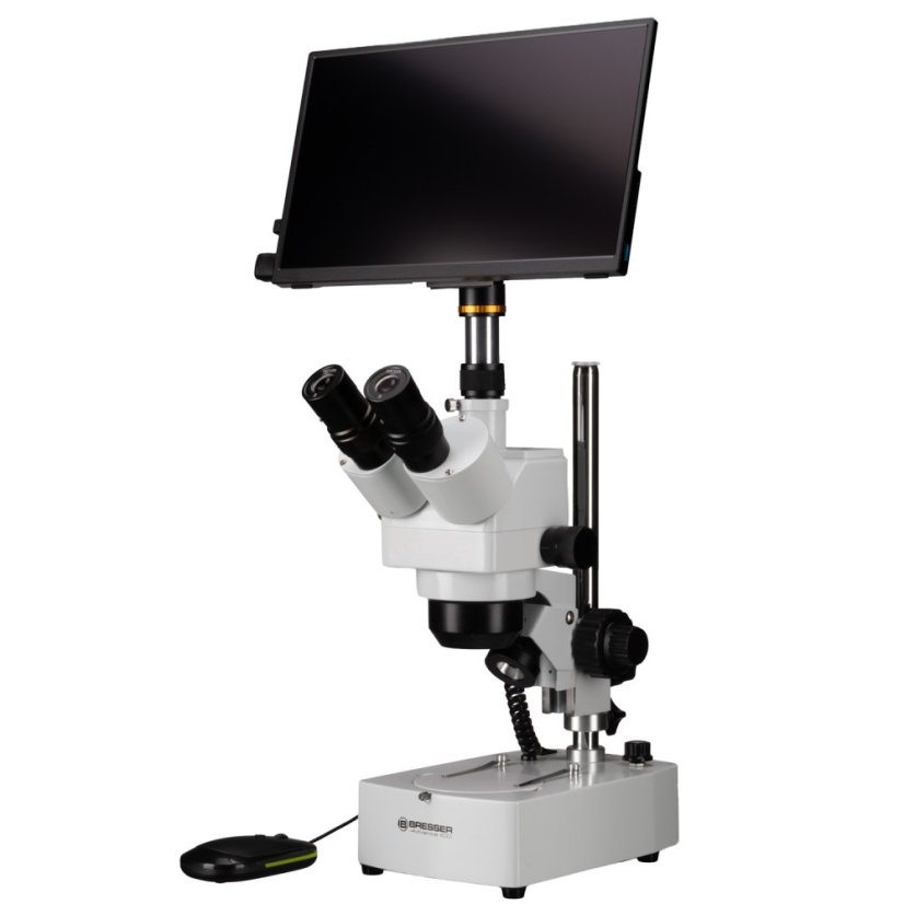 Bresser Advance ICD 10x-160x, LED + kamera MikroCam PRO HDMI Autofocus + LCD monitor