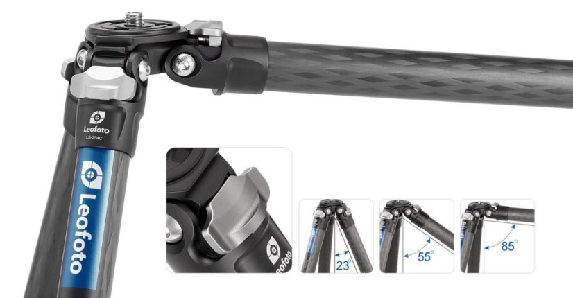 Leofoto - karbonový stativ Ranger LS-255 + kulová hlava LH-30 (8kg/179cm)