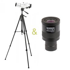 Teleskop Bresser v sadě se ZOOM okulárem Magnum 8-24mm