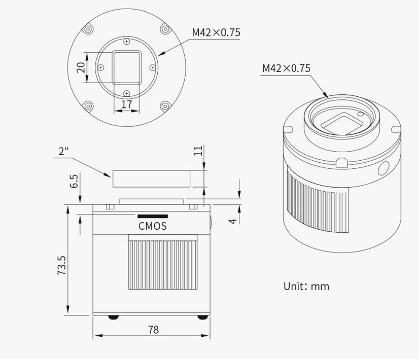 Kamera ZWO ASI 585 MC PRO